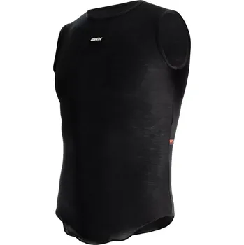 Pánské tričko Santini Pánské triko funkční Santini Dry bez rukávu, černá velikost XL - XXL