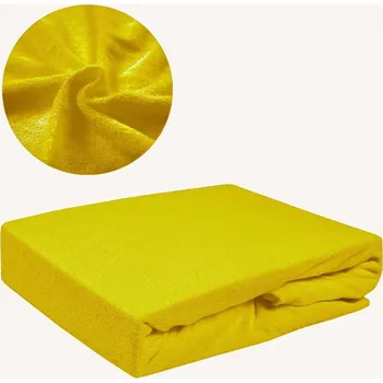 Prostěradlo Prostěradlo Tradiční FROTÉ Bez Gumy 200x200 Béžové Silné Polské