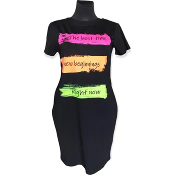 Dámské šaty Šaty Best Time Colour Velikost: větší uni