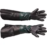 GEKO G02028 Rukavice ochranné pro pískování, délka 26 cm (tryskací ochranné rukavice)