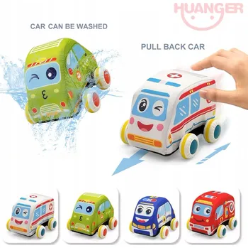 autíčko Natahovací měkká auta s podložkou