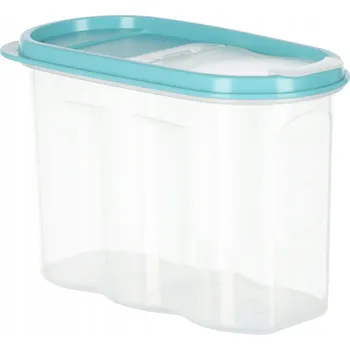 Dóza na potraviny KUCHYŇSKÁ NÁDOBA KRABIČKA PLASTOVÁ SYPKÁ 1,2 L