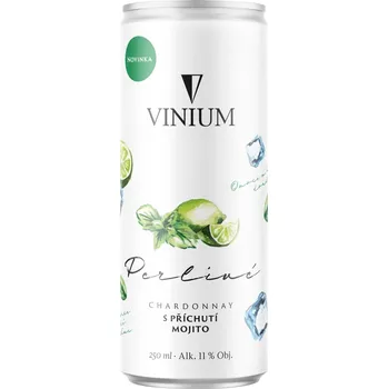 Dezertní víno Vinium Perlivé Chardonnay s příchutí mojito 250ml
