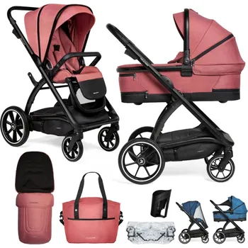 Kočárek pro psa MUUVO Kočárek kombinovaný Trick set 2v1 Pure pink