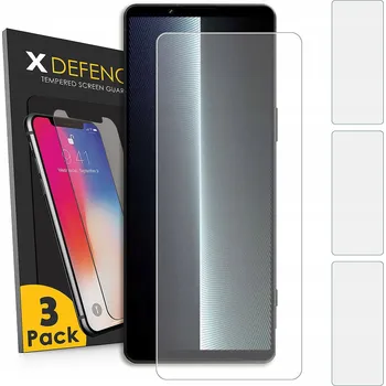 Pouzdro na mobilní telefon 3v1 HYBRIDNÍ OCHRANNÉ SKLO NA TELEFON DISPLEJ PRO SONY XPERIA 1 V