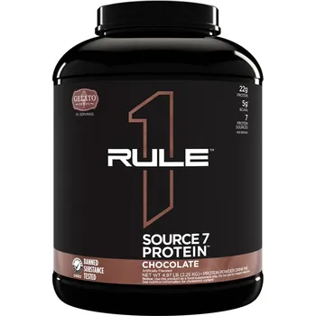 Protein Rule1 Source 7 Protein 2250 g Příchuť: salted caramel