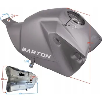 Palivová nádrž Palivová nádrž Hyper 125 E5