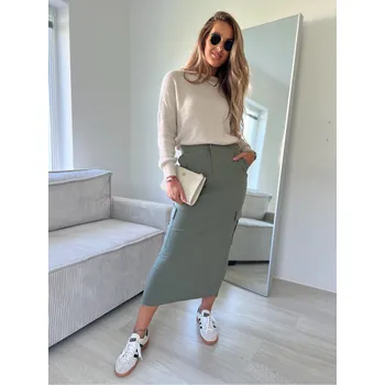 Dámské oblečení Mishel Sukně Samba khaki Velikost: XL