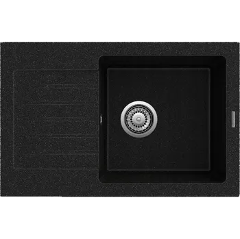 Granitový dřez Jednokomorový granitový dřez Granitan MINO, černý