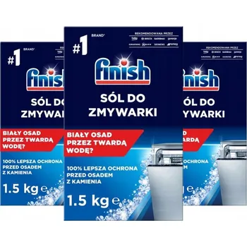 Sůl do myčky Finish Ochranná sůl do myčky 3x1,5 kg