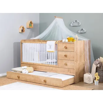 Dětská postýlka Čilek Dětská postýlka rostoucí Mocha Baby SET