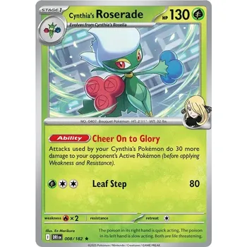 Sběratelská karetní hra Cynthia's Roserade 008/182 - Destined Rivals Typ karty: Holo