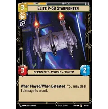 Karetní hra Elite P-38 Starfighter 181/257 - Twilight of the Republic Typ karty: Standard