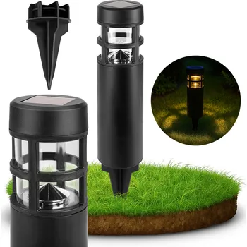 Venkovní osvětlení Solární lampa zapichovací Masterled černá 40 cm 1 ks