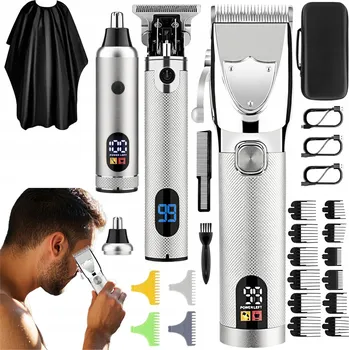 Strojek na vlasy Zastřihovač vousů a vlasů pro muže - Profesionální, tichý, sada