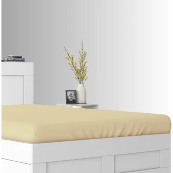 Prostěradlo Froté Prostěradlo S Gumou Do Postýlky 70x140 Cappuccino Premium Polské