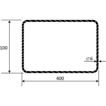 Pletivo ŽELEZO Třmínek do betonu 10x40 R6