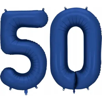 Balónek Balónky číslo 50, granátová barva, 86 cm balónky, dekorace na narozeniny