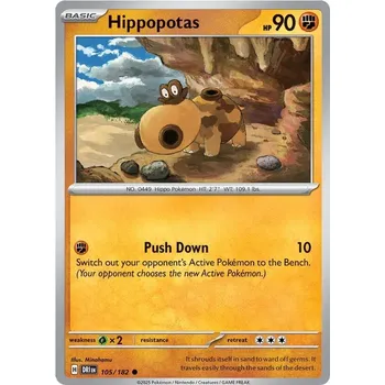 Karetní hra Hippopotas 105/182 - Destined Rivals Typ karty: Non-Holo