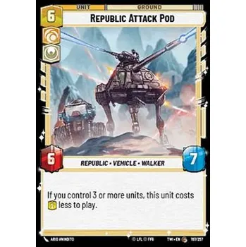 Sběratelská karetní hra Republic Attack Pod 197/257 - Twilight of the Republic Typ karty: Standard
