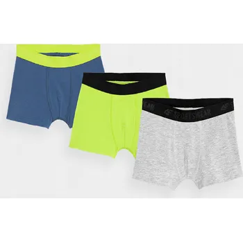 Boxerky Sada Boxerek 4F spodní prádlo bavlna 3ks 146-152