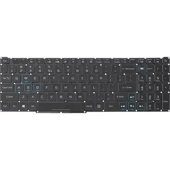 Náhradní klávesnice pro notebook Klávesnice NKI13130BU SV3T_AB0B LG5P_N90BRL PCALL pro Acer