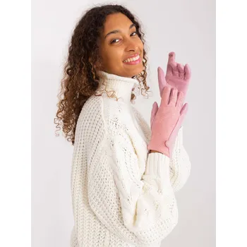 Čepice Rukavice AT RK 239501.10 světle růžová S/M