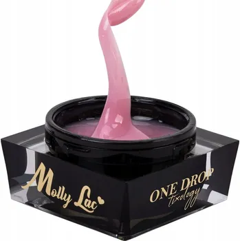 Lak na nehty Molly Lac stavební gel s tiksotropií MILD ROSE 5g