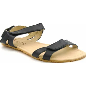 Dámské sandále Antal dámské kožené barefoot sandálky Alondra černé Velikost: 42