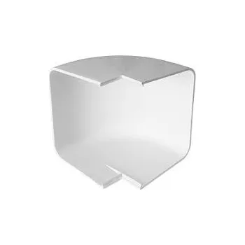 soklová lišta VNĚJŠÍ ROH PRO INSTALAČNÍ LIŠTU KLIMATIZACE TYP 08 BÍLÝ