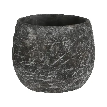 Hrnec Hrnec Mica Thomas 1066681, keramika, V 13,5 cm, šedý