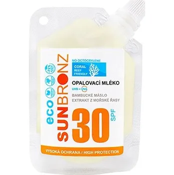 Přípravek na opalování Vivaco Sunbronz Opalovací mléko SUN BRONZ SPF 30 - Coral Friendly cestovní balení 50 ml