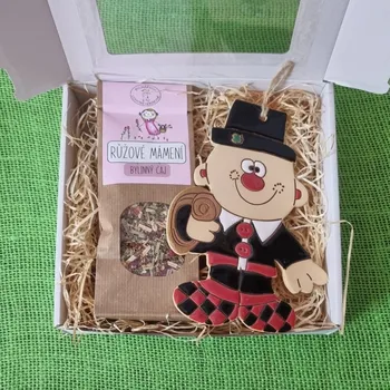 Dárkový potravinový koš Nebe doma Dárkový balíček - Kominíček pro štěstí