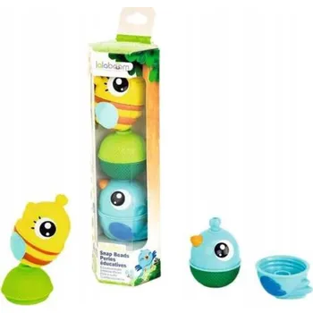 ostatní stavebnice LALABOOM KULKO-STAVEBNICE SADA ZVÍŘÁTEK 6 DÍLKŮ.