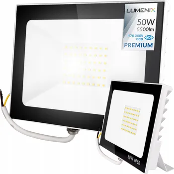 LED reflektor Lumenix 50W 5500 lm IP66 neutrální bílá 4500 K
