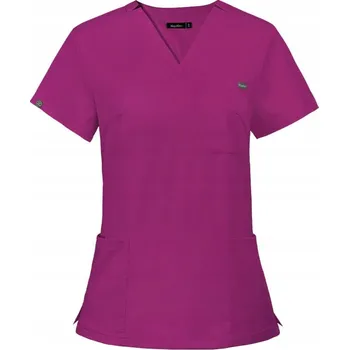 DÁMSKÝ ZDRAVOTNICKÝ KOMPLET SCRUB UNIFORM MODEL 42032 TMAVĚ RŮŽOVÁ VELIKOST L