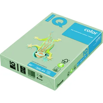 Papír IQ Color barevný kancelářský papír A4 80 g 500 ks zelená pastelová tmavá