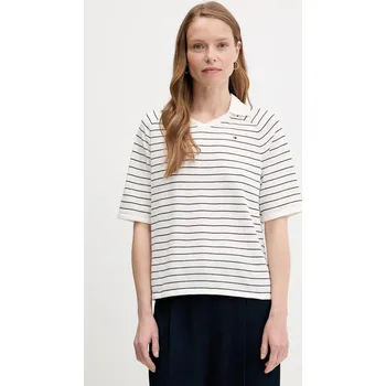 Pánská móda Bavlněný svetr Tommy Hilfiger WW0WW45694 bílá 00X, vel. XS