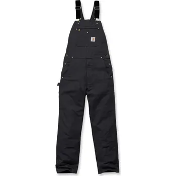 Pánské kalhoty CARHARTT Relaxed Fit duck bib overall black vel.36/32