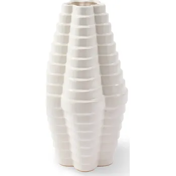 Váza Dekorativní váza Pols Potten Mille-Feuille 240.205.099 bílá 00X