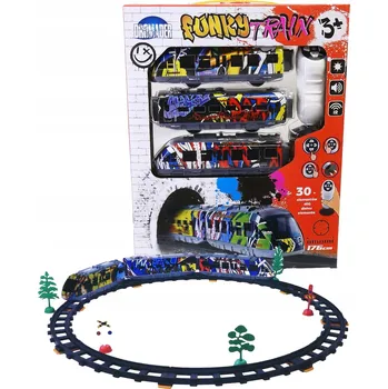 Vláček a vláčkodráha Vláčkodráha na dálkové ovládání – graffiti design