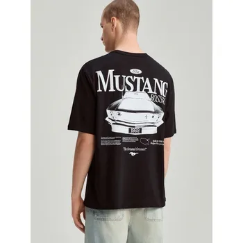 Pánské oblečení Tričko s&nbsp;potiskem Ford Mustang - XL - House - černá - 840GC-99X