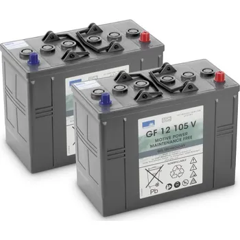 Podlahový mycí stroj Sada baterií 24 V 105 Ah, bezúdržbové GF10512V