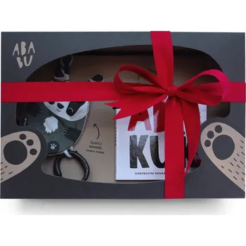 Hračka pro nejmenší Dárková kazeta / Kontrastní šustík & leporelo