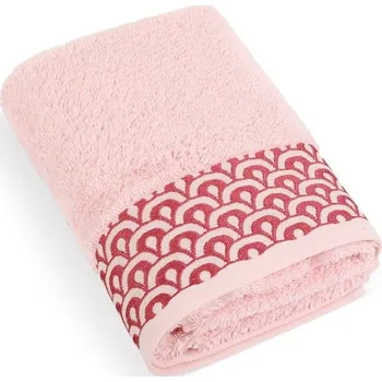 Osuška Froté ručník a osuška kolekce Krajka Růžová BX1001324 - 70x140 cm