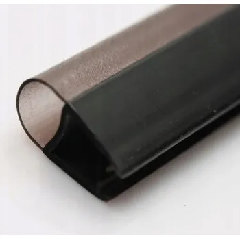 Těsnění okapničky sprchového koutu 6-8mm 100 cm Černé