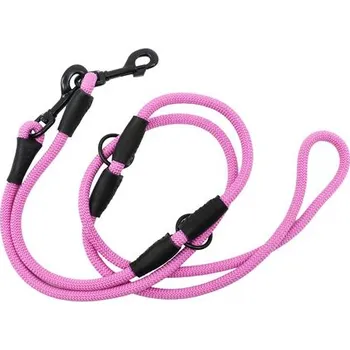 Vodítko pro psa Aminela FERRATA lanové přepínací vodítko - Růžová