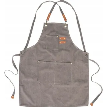 Kuchyňská zástěra Kuchyňská Zástěra bavlněná ochranná na vaření, grilování - zavazovací