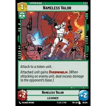 Sběratelská karetní hra Nameless Valor 119/257 - Twilight of the Republic Typ karty: Foil