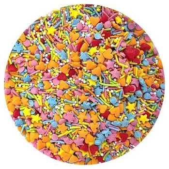 Jedlá dekorace na dort Cukrové zdobení Karneval 80g - I LOVE CAKES